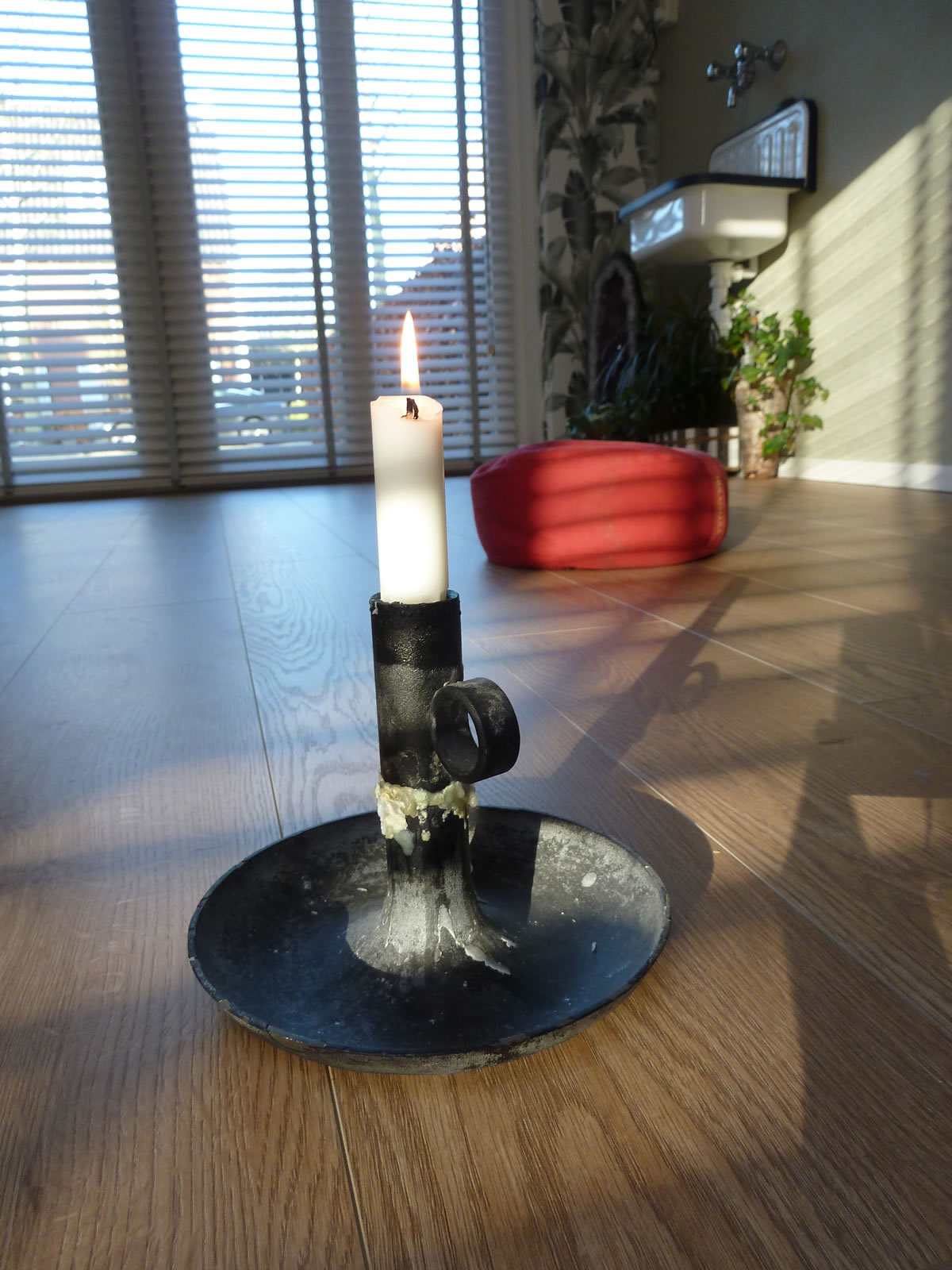 Sfeer van een meditatieles